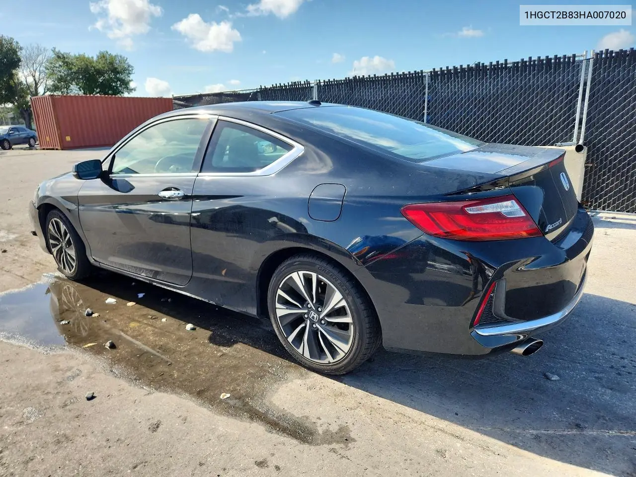 2017 Honda Accord Exl VIN: 1HGCT2B83HA007020 Lot: 62211876