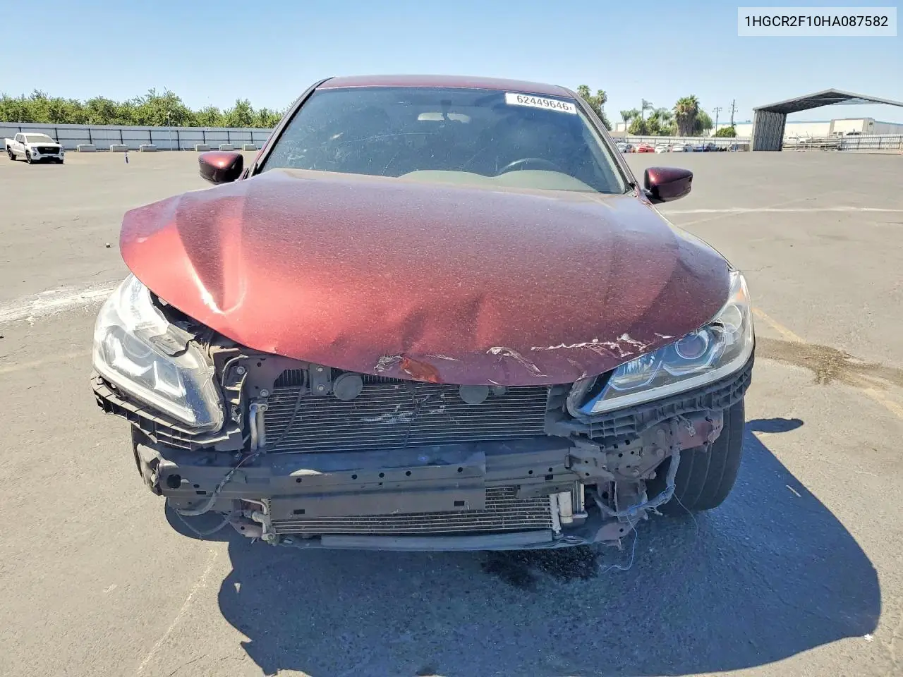2017 Honda Accord Sport Special Edition VIN: 1HGCR2F10HA087582 Lot: 62449646