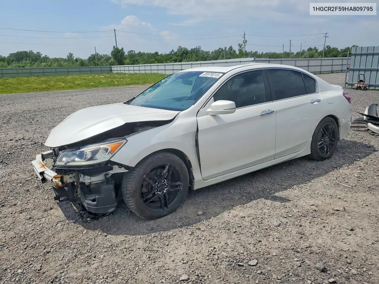 2017 Honda Accord Sport VIN: 1HGCR2F59HA809795 Lot: 85979315