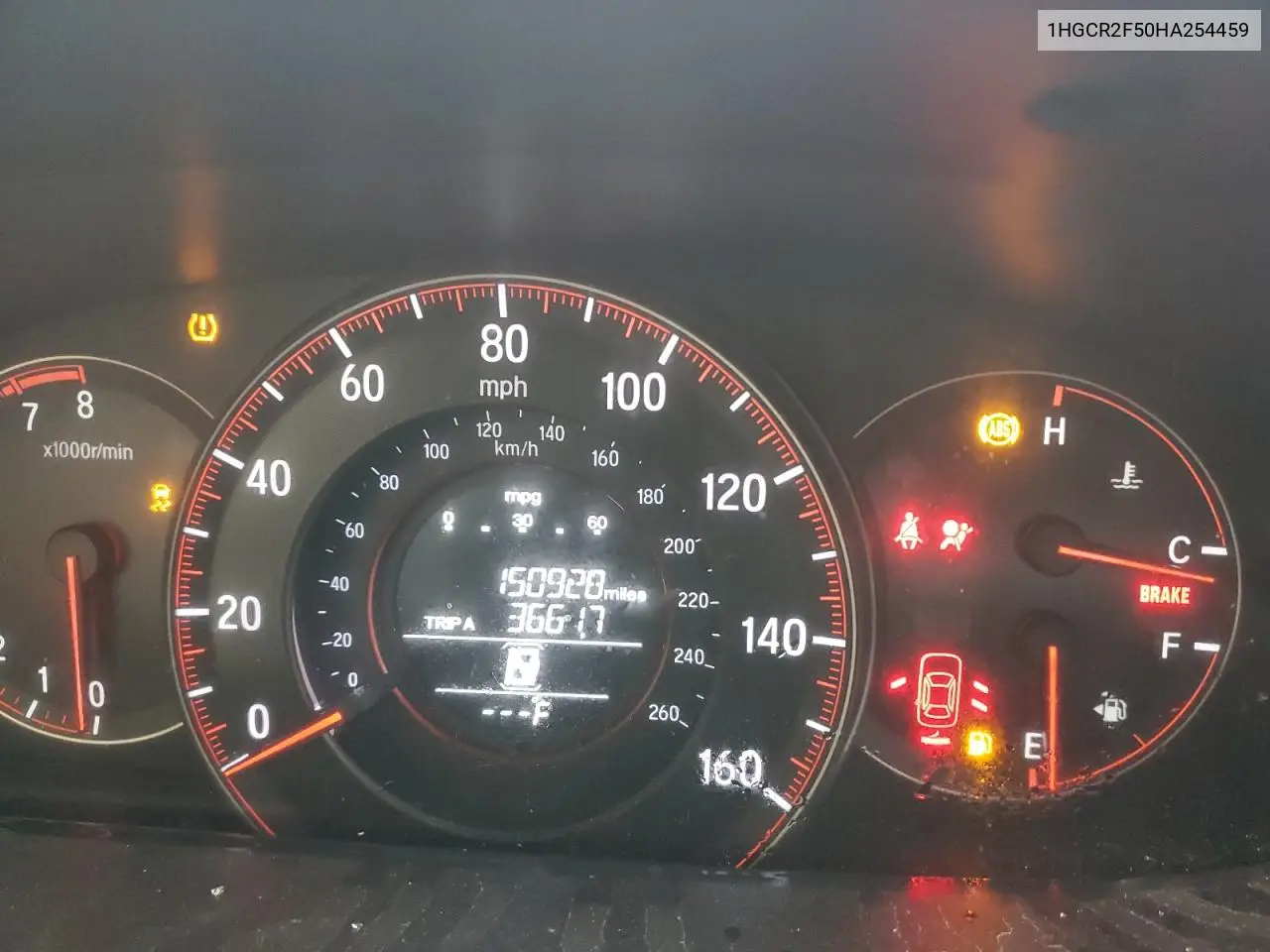 1HGCR2F50HA254459 2017 Honda Accord Sport