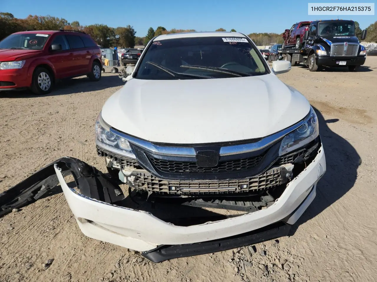 1HGCR2F76HA215375 2017 Honda Accord Ex