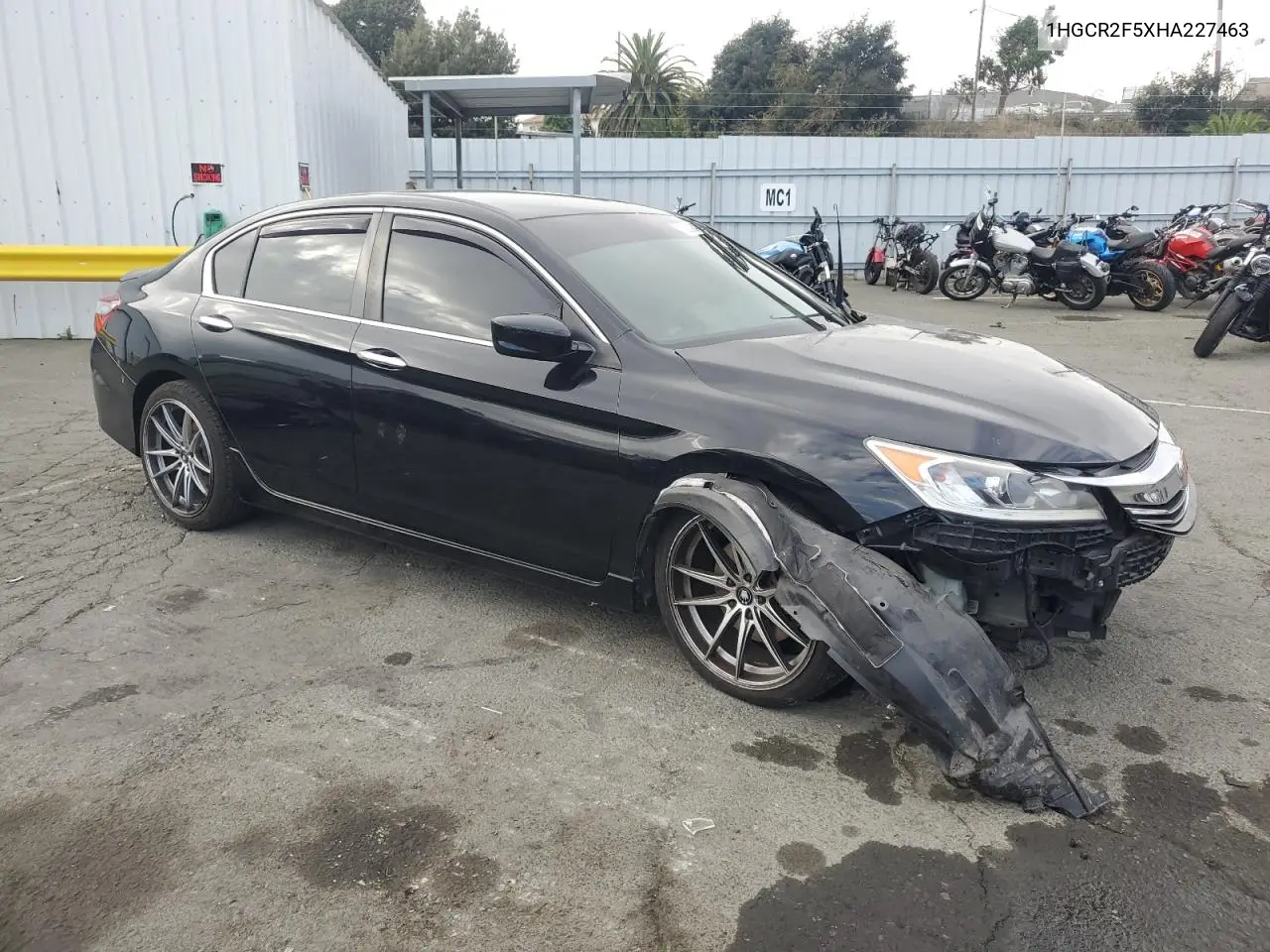 1HGCR2F5XHA227463 2017 Honda Accord Sport