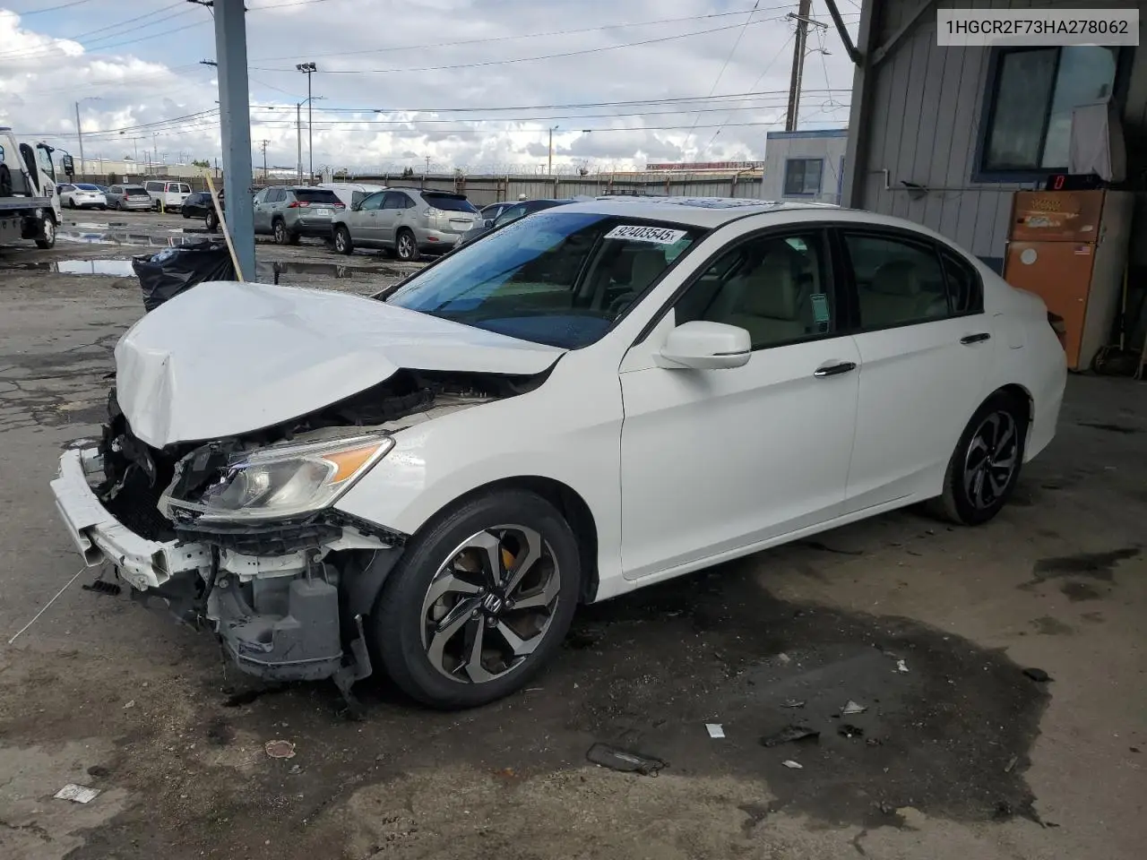 1HGCR2F73HA278062 2017 Honda Accord Ex