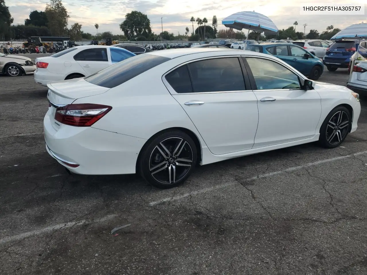 1HGCR2F51HA305757 2017 Honda Accord Sport