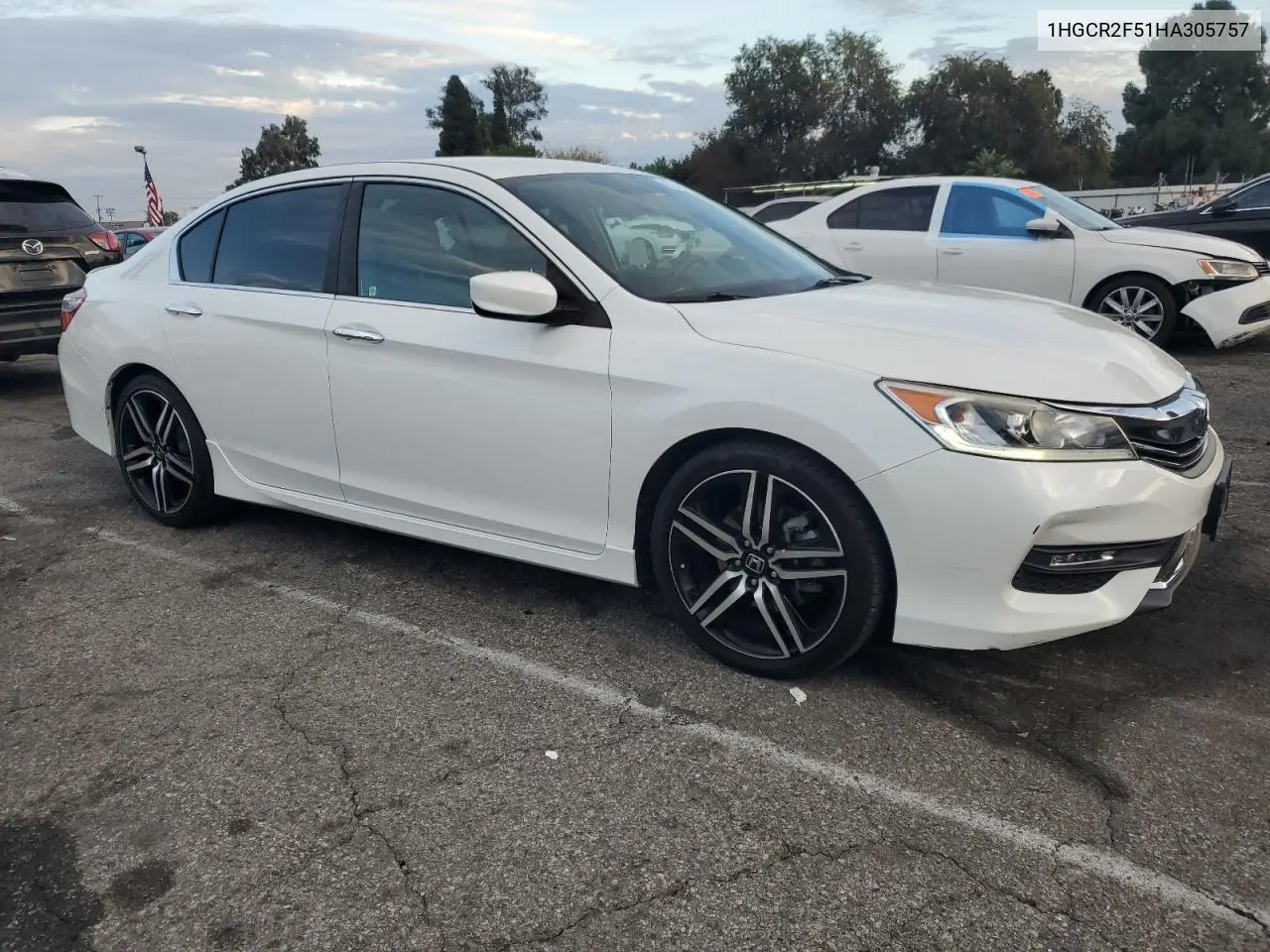 1HGCR2F51HA305757 2017 Honda Accord Sport