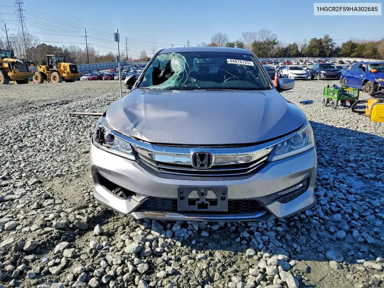 1HGCR2F59HA302685 2017 Honda Accord Sport