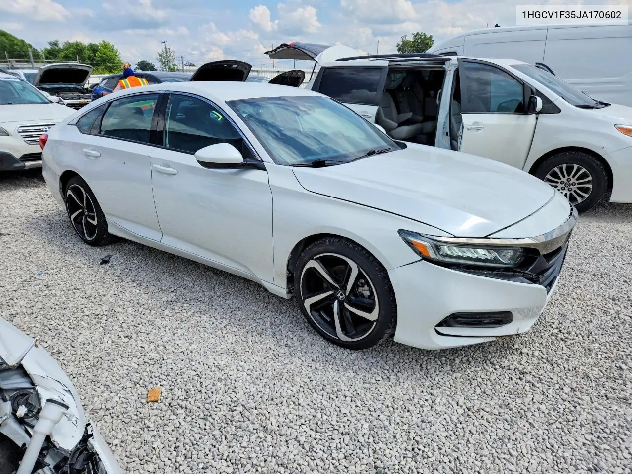 1HGCV1F35JA170602 2018 Honda Accord Sport