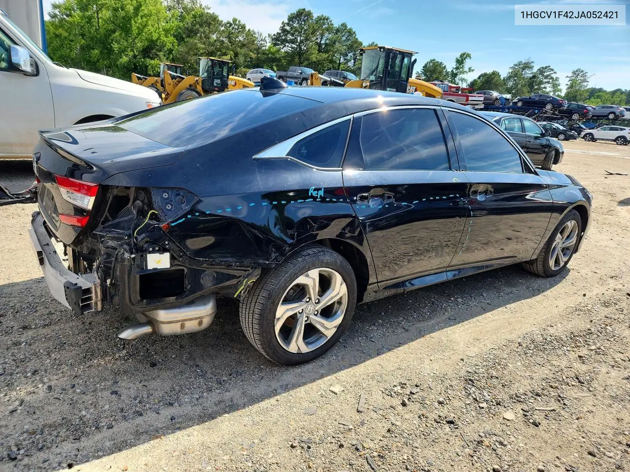 2018 Honda Accord Ex VIN: 1HGCV1F42JA052421 Lot: 57716296