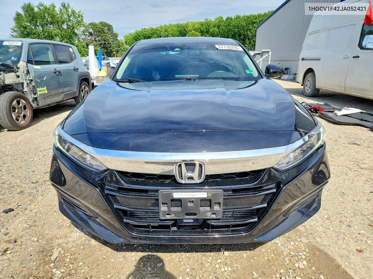 2018 Honda Accord Ex VIN: 1HGCV1F42JA052421 Lot: 57716296