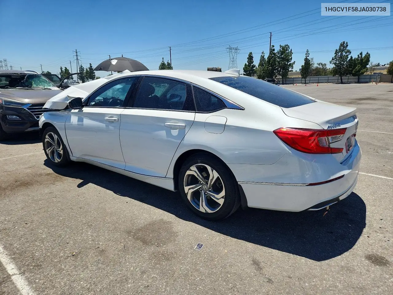 2018 Honda Accord Exl VIN: 1HGCV1F58JA030738 Lot: 60521036