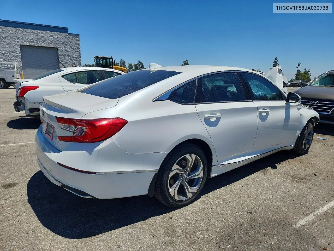 2018 Honda Accord Exl VIN: 1HGCV1F58JA030738 Lot: 60521036