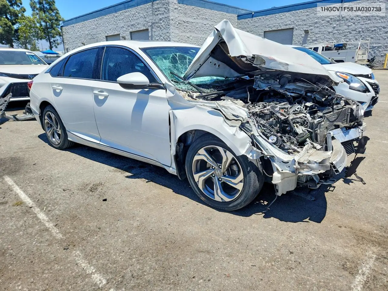 2018 Honda Accord Exl VIN: 1HGCV1F58JA030738 Lot: 60521036