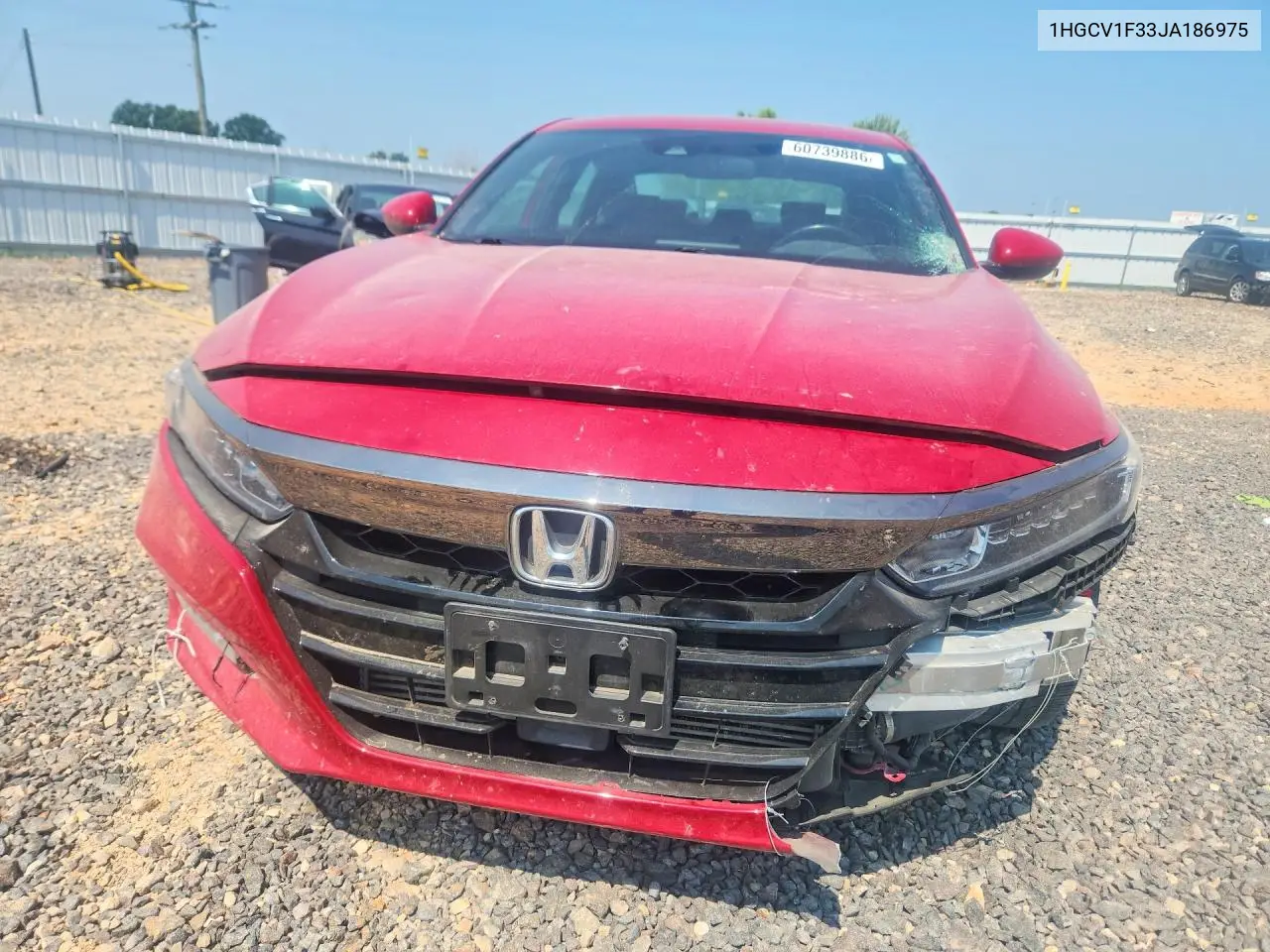 2018 Honda Accord Sport VIN: 1HGCV1F33JA186975 Lot: 60739886