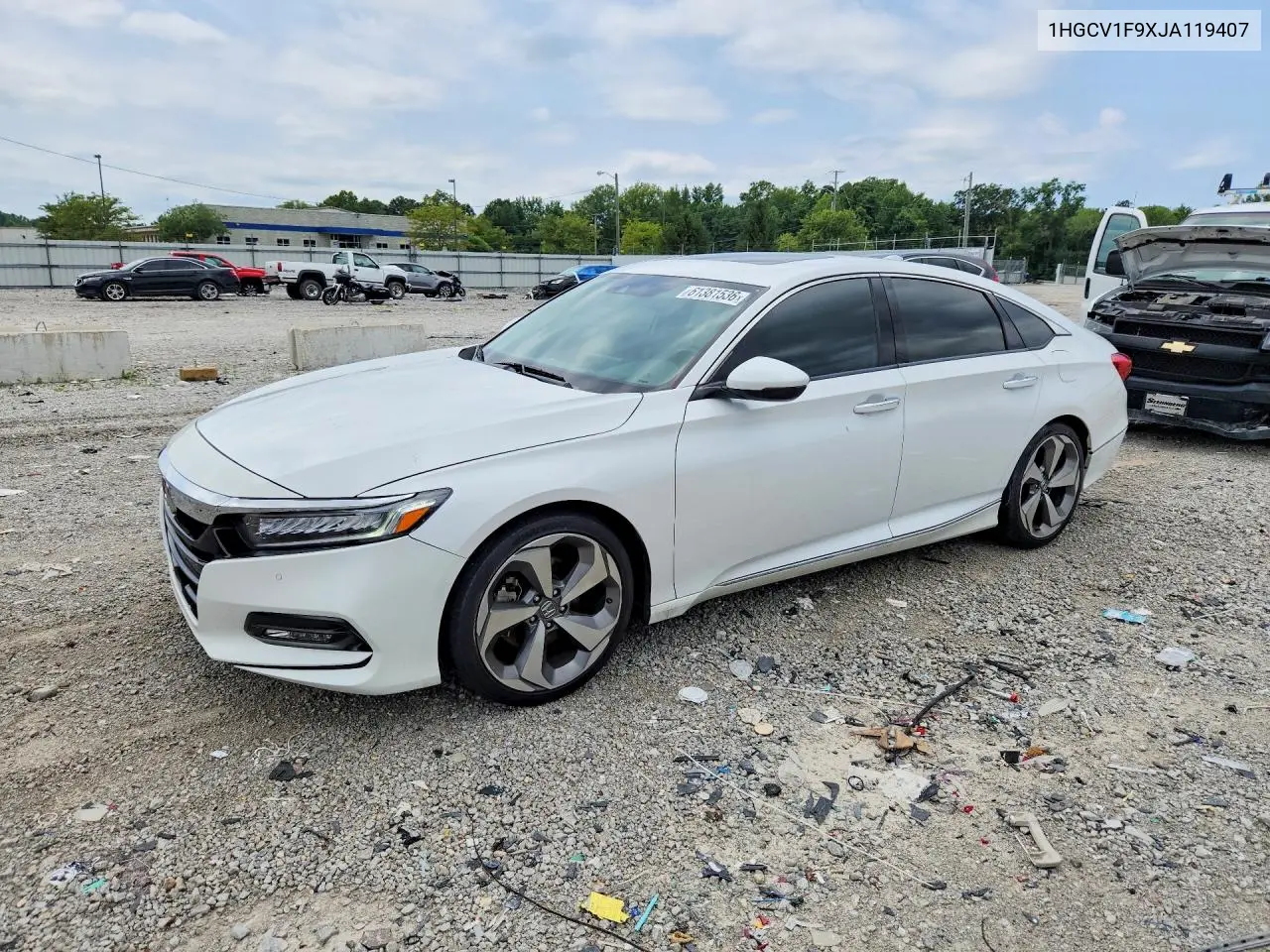 1HGCV1F9XJA119407 2018 Honda Accord Touring