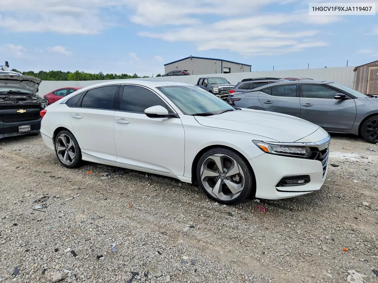 1HGCV1F9XJA119407 2018 Honda Accord Touring