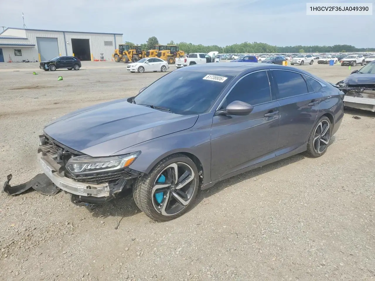 2018 Honda Accord Sport VIN: 1HGCV2F36JA049390 Lot: 61738806