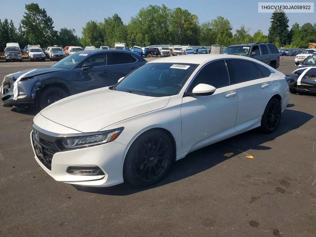 1HGCV1F30JA058922 2018 Honda Accord Sport