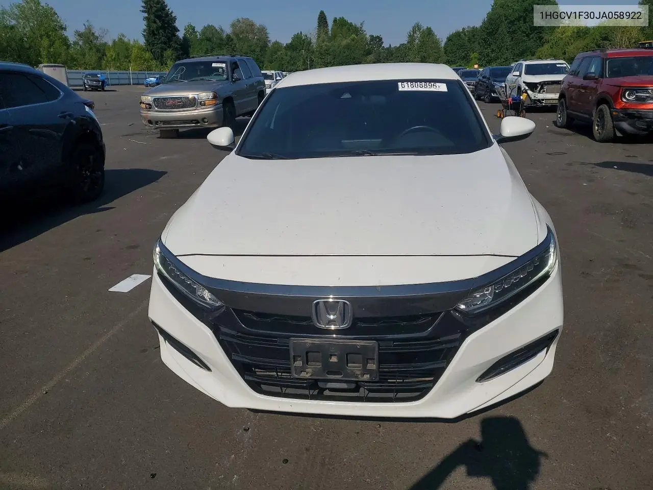 1HGCV1F30JA058922 2018 Honda Accord Sport