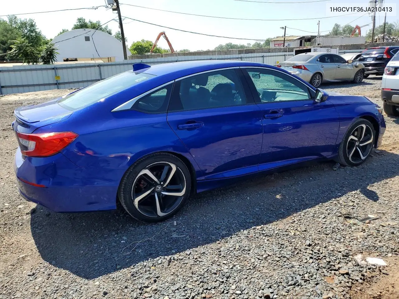 2018 Honda Accord Sport VIN: 1HGCV1F36JA210413 Lot: 61810486