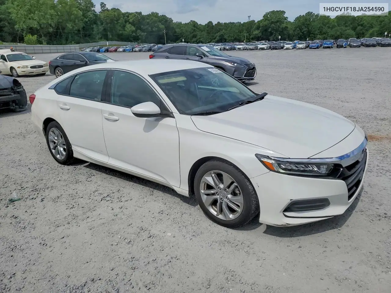 2018 Honda Accord Lx VIN: 1HGCV1F18JA254590 Lot: 61894486