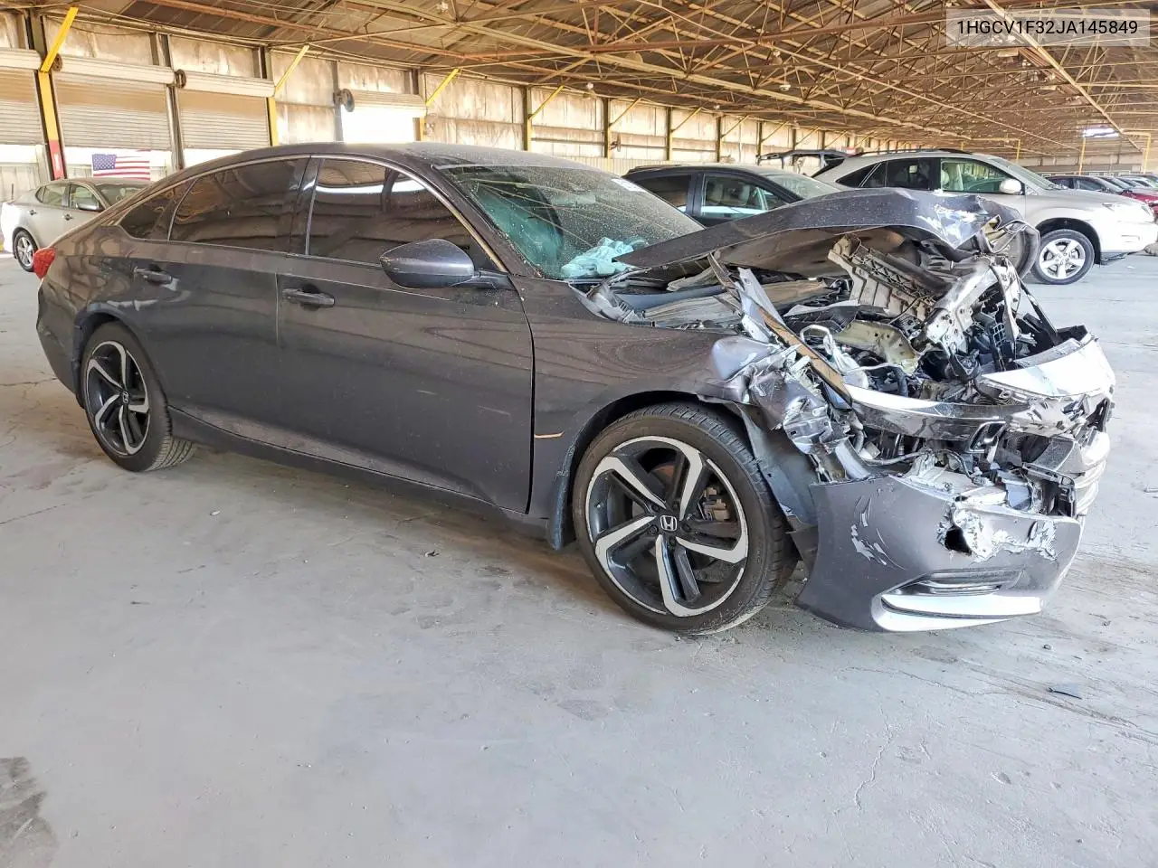 2018 Honda Accord Sport VIN: 1HGCV1F32JA145849 Lot: 62139236