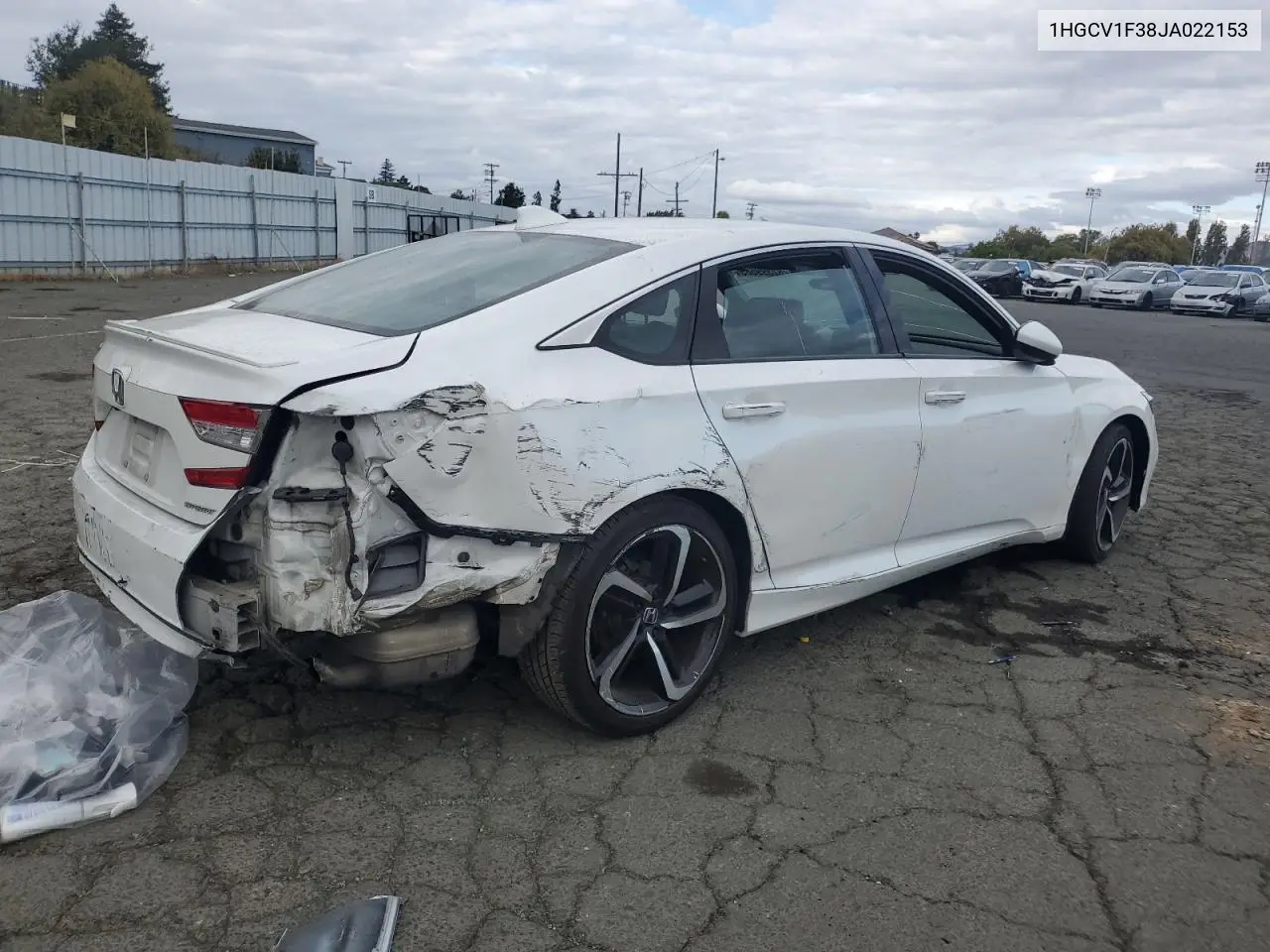 1HGCV1F38JA022153 2018 Honda Accord Sport