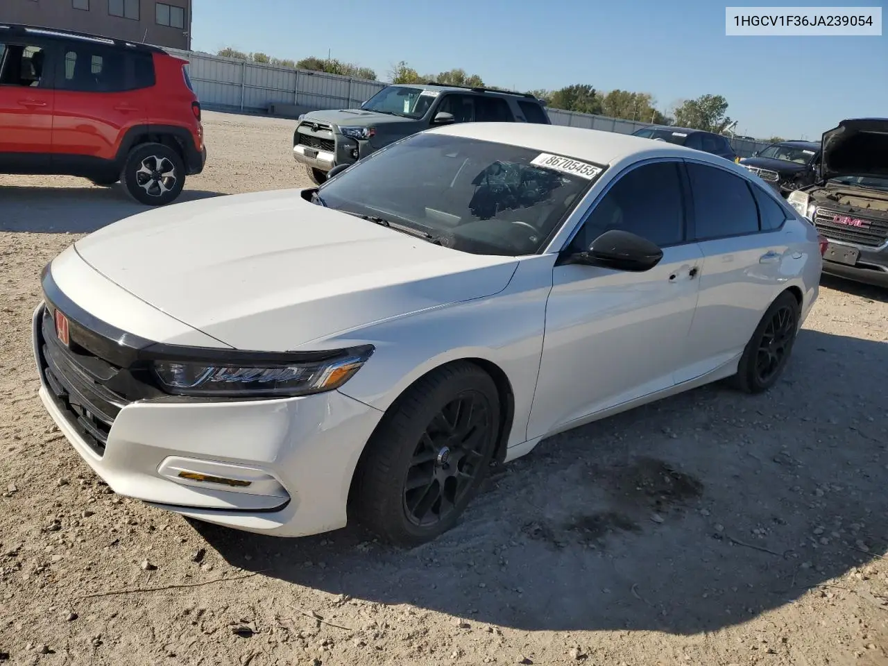 1HGCV1F36JA239054 2018 Honda Accord Sport