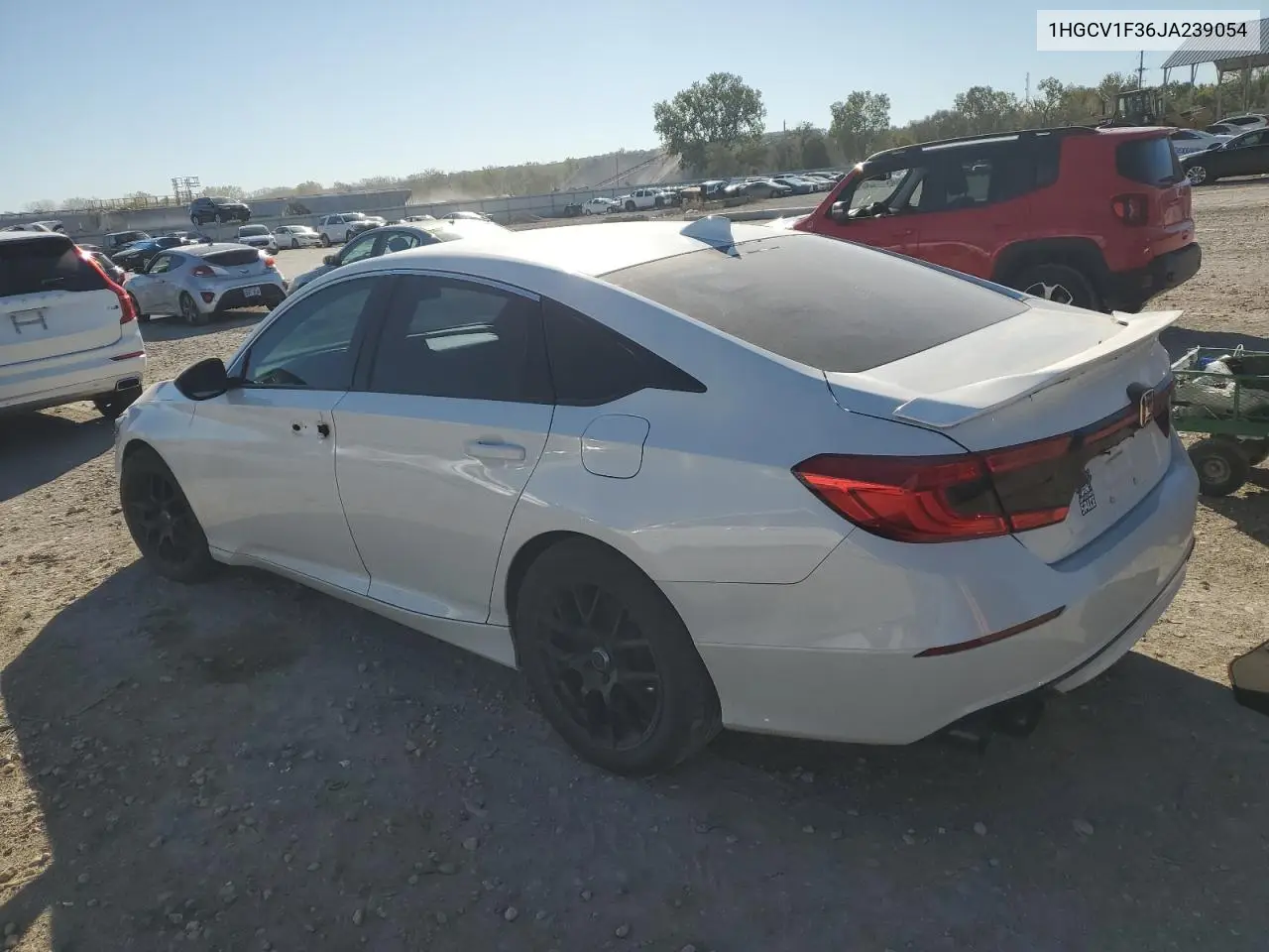 1HGCV1F36JA239054 2018 Honda Accord Sport