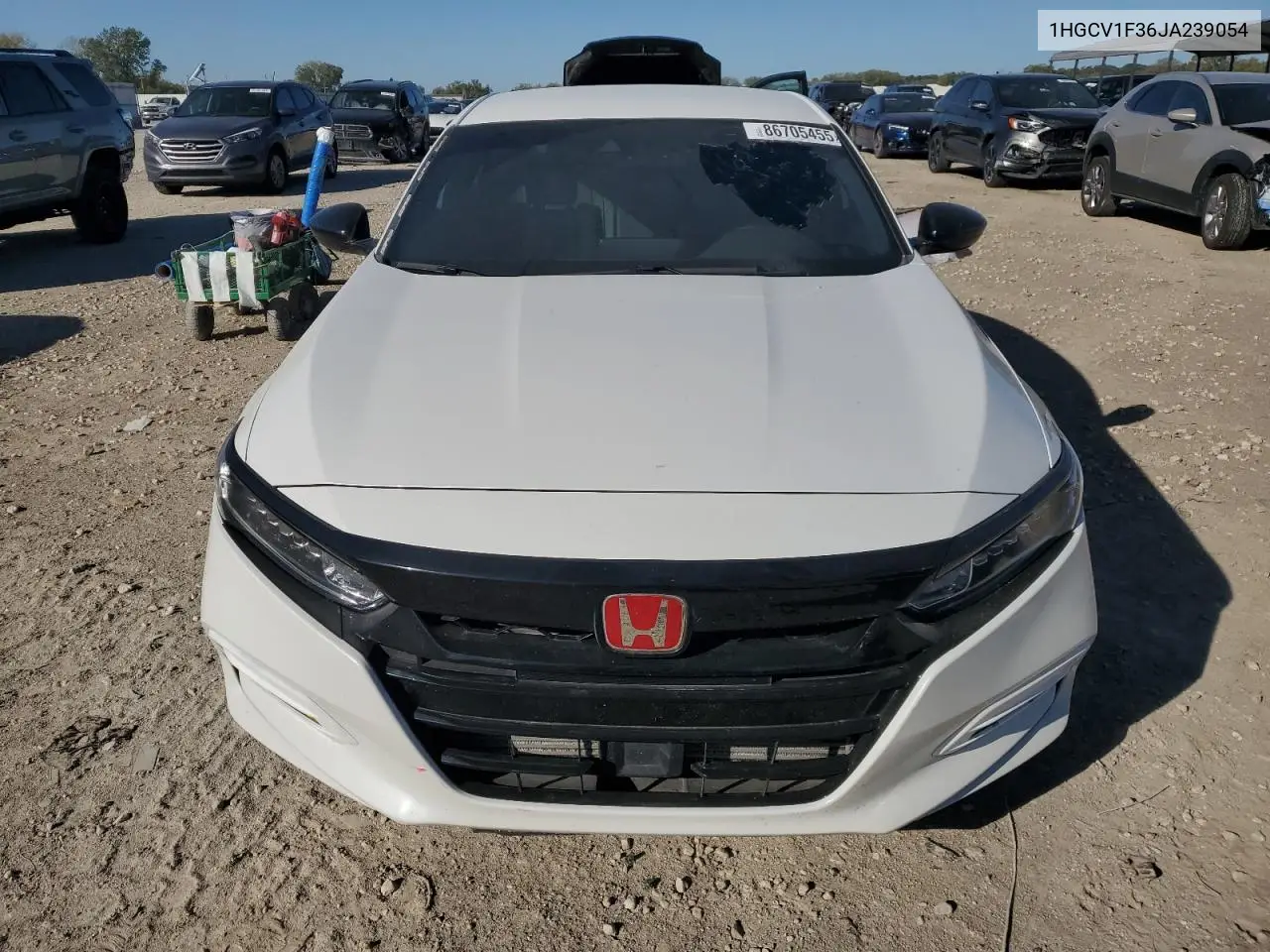 1HGCV1F36JA239054 2018 Honda Accord Sport