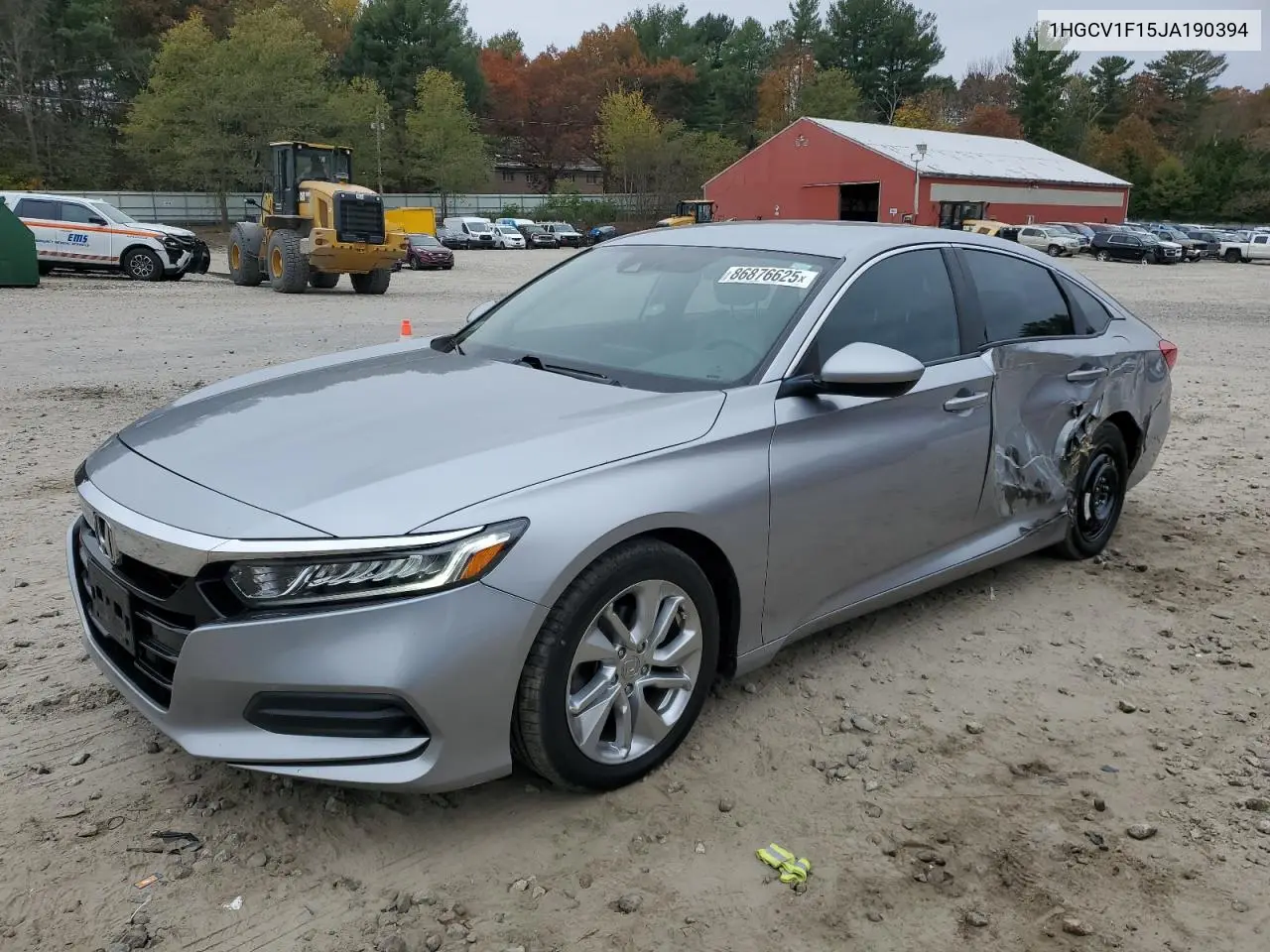1HGCV1F15JA190394 2018 Honda Accord Lx
