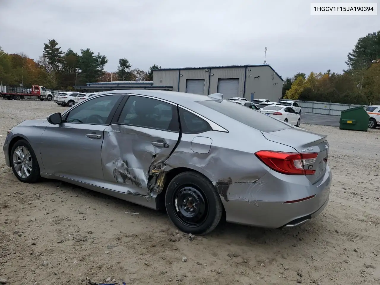 1HGCV1F15JA190394 2018 Honda Accord Lx