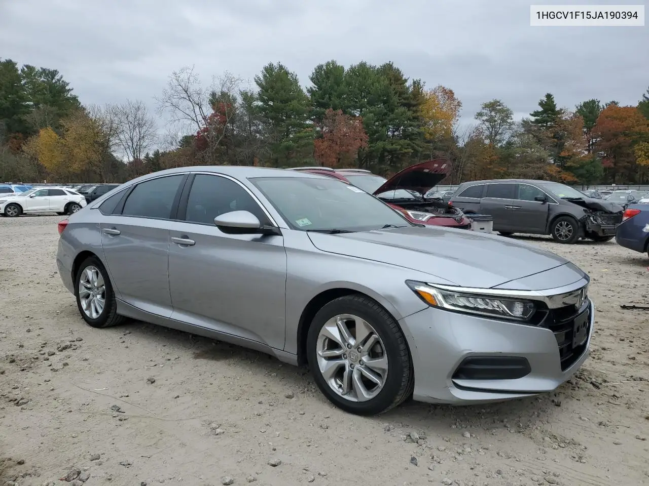1HGCV1F15JA190394 2018 Honda Accord Lx