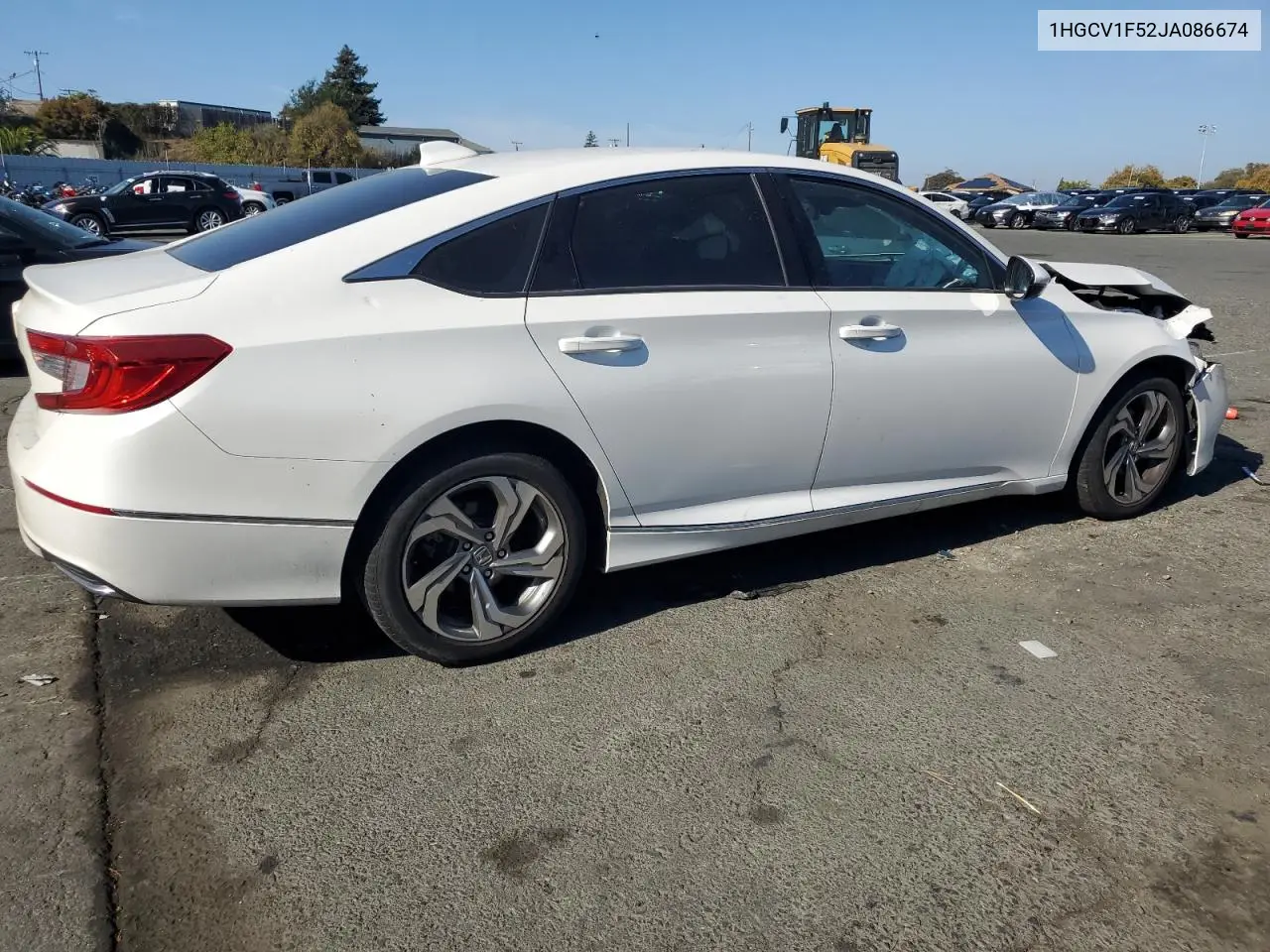 1HGCV1F52JA086674 2018 Honda Accord Exl
