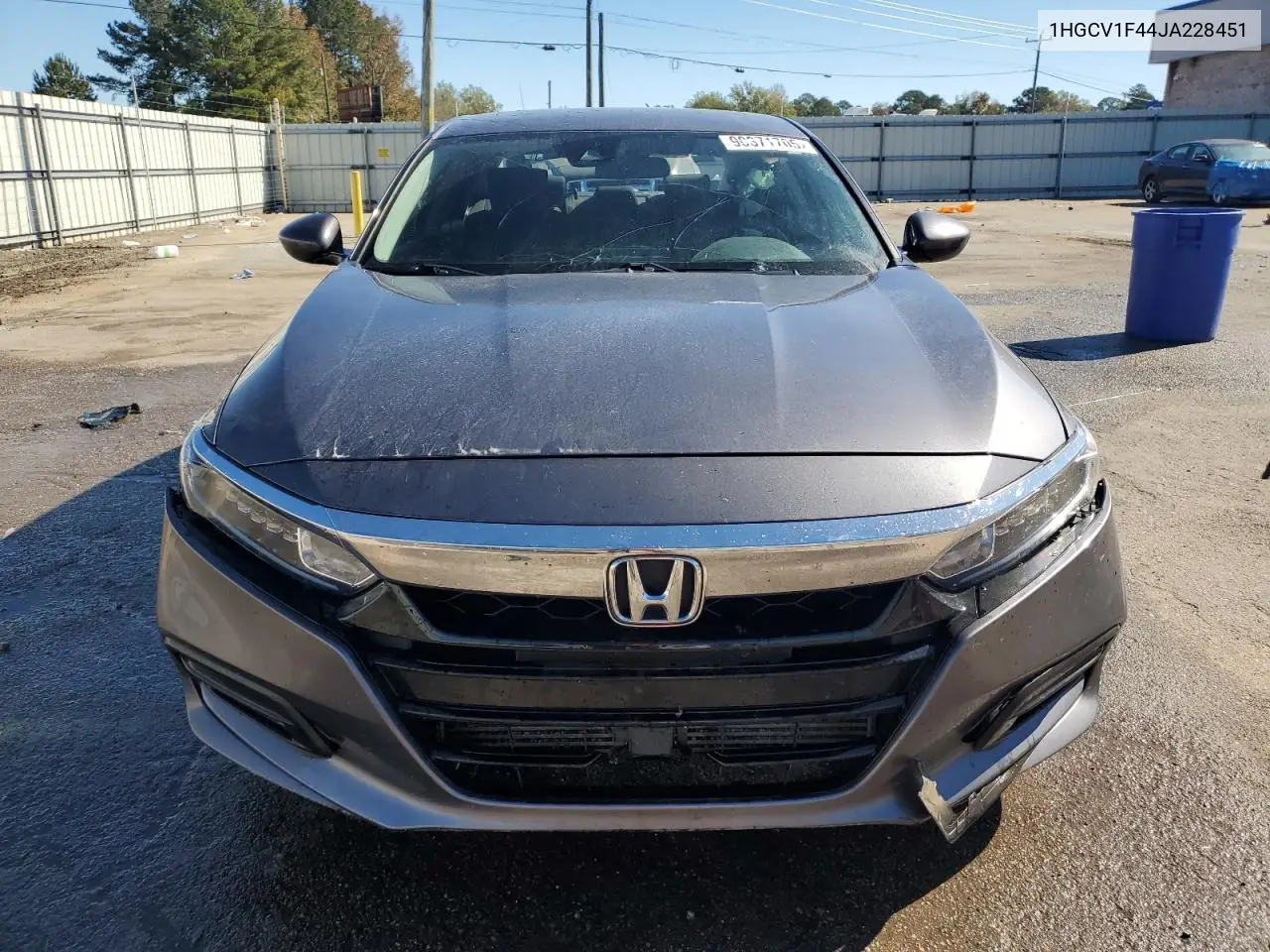 1HGCV1F44JA228451 2018 Honda Accord Ex