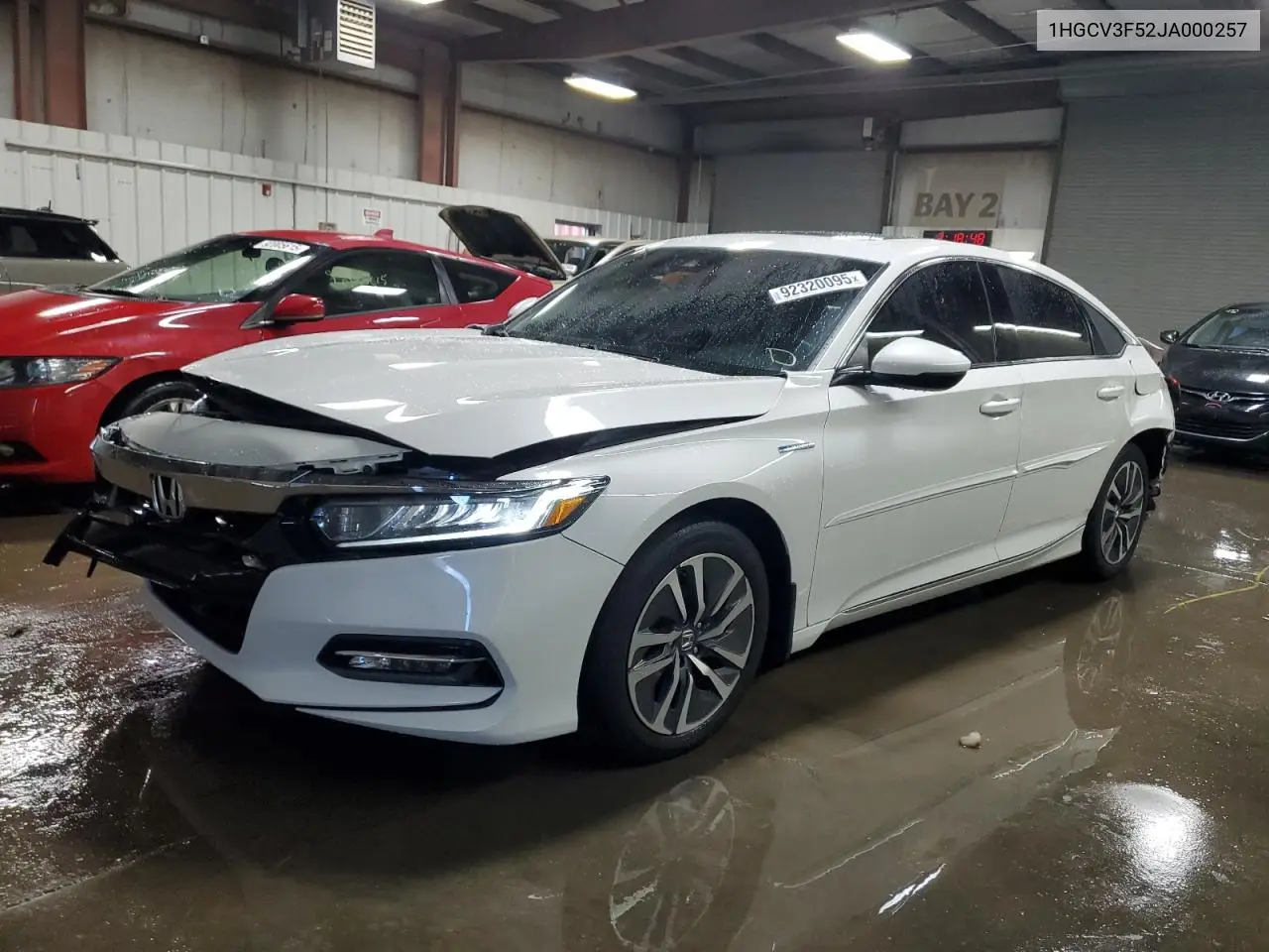 1HGCV3F52JA000257 2018 Honda Accord Hybrid Exl