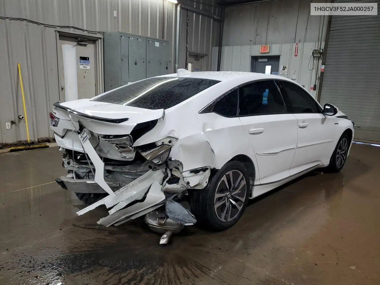 1HGCV3F52JA000257 2018 Honda Accord Hybrid Exl