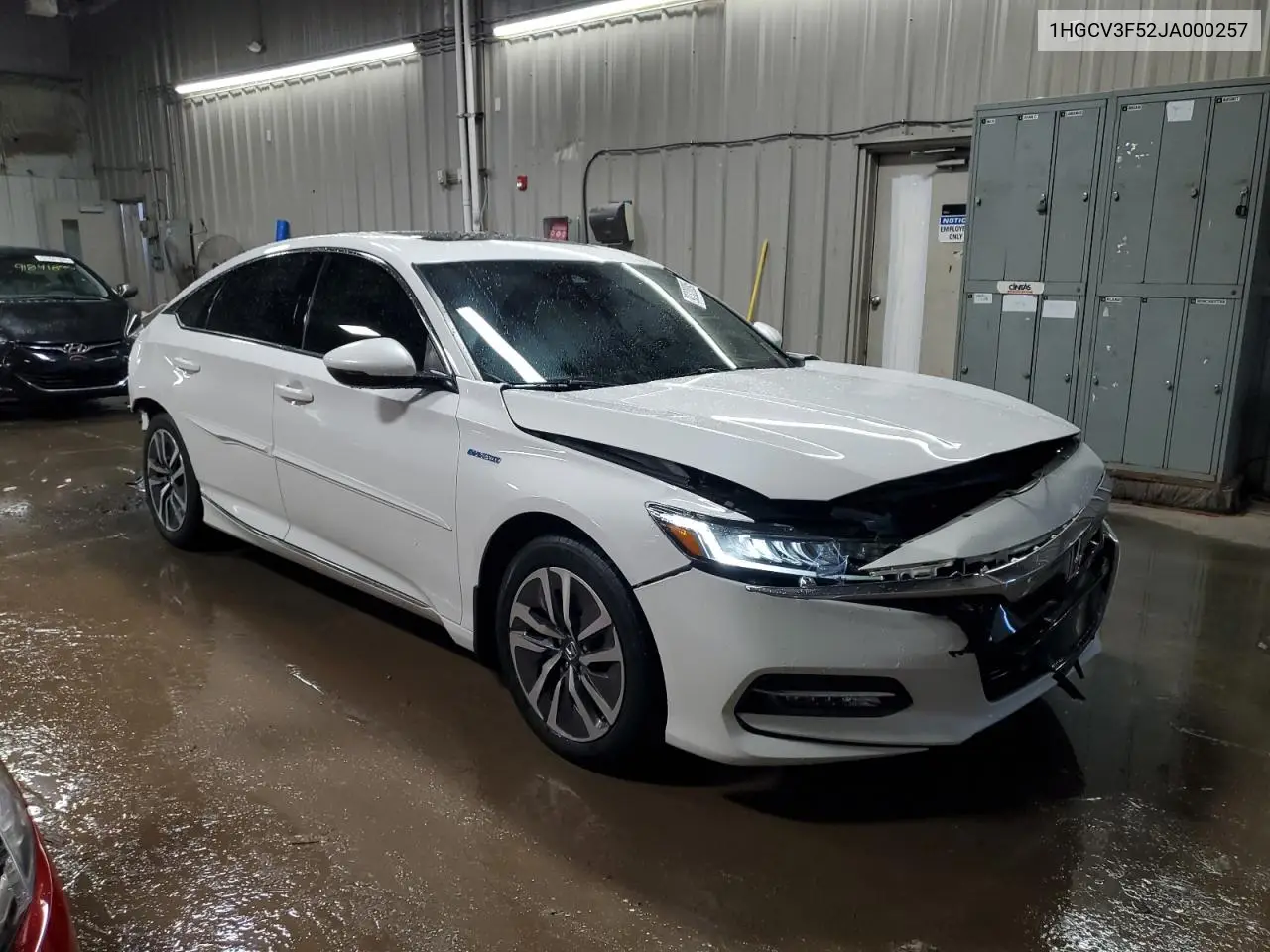1HGCV3F52JA000257 2018 Honda Accord Hybrid Exl