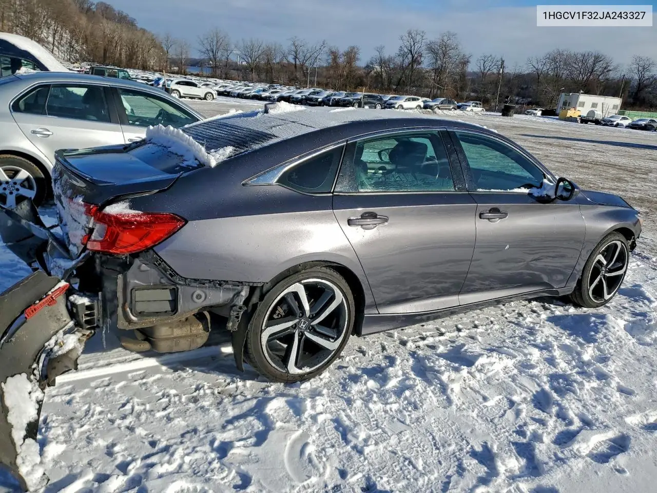 1HGCV1F32JA243327 2018 Honda Accord Sport