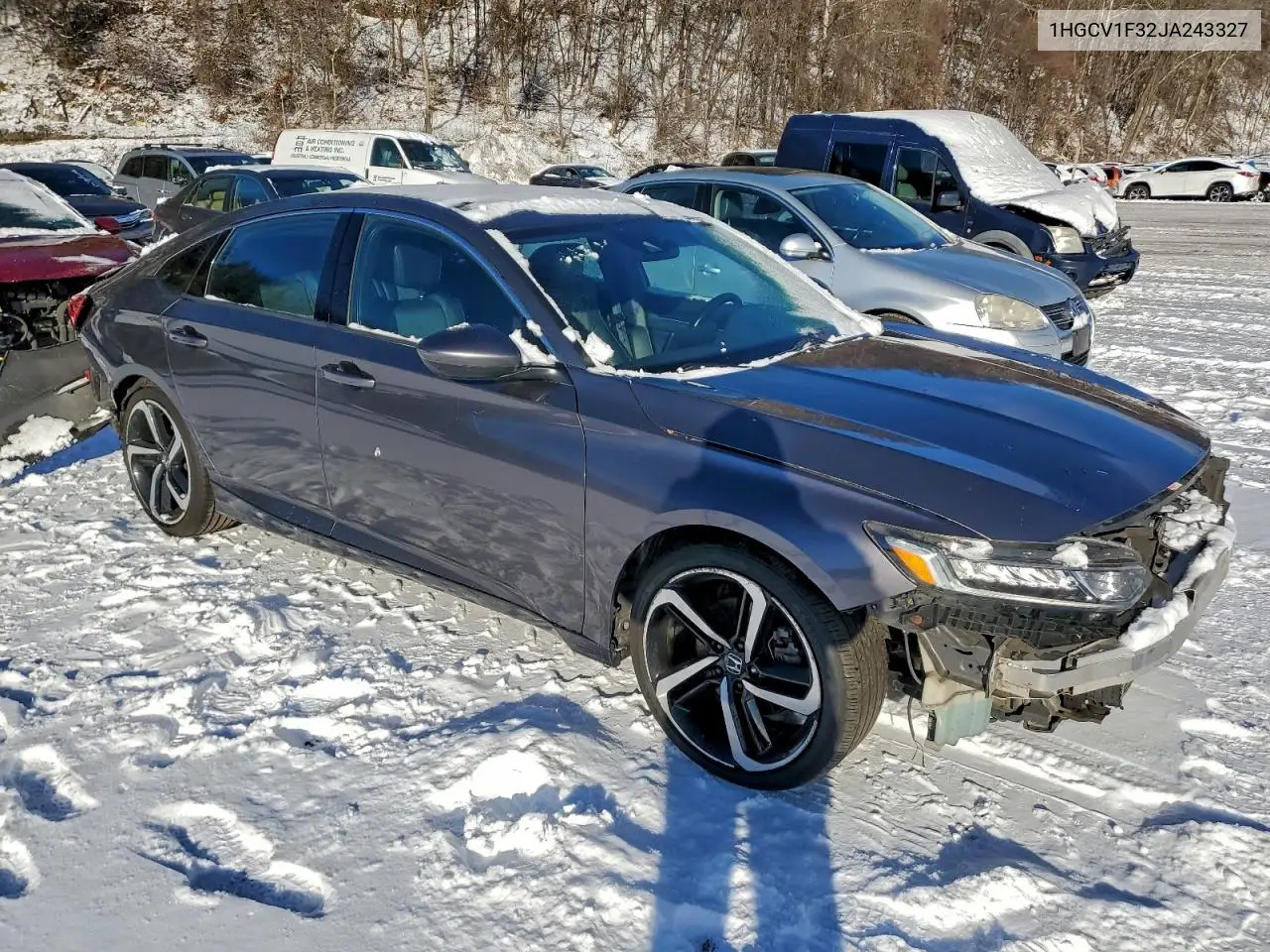 1HGCV1F32JA243327 2018 Honda Accord Sport