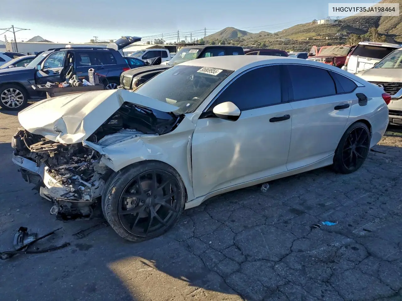 1HGCV1F35JA198464 2018 Honda Accord Sport