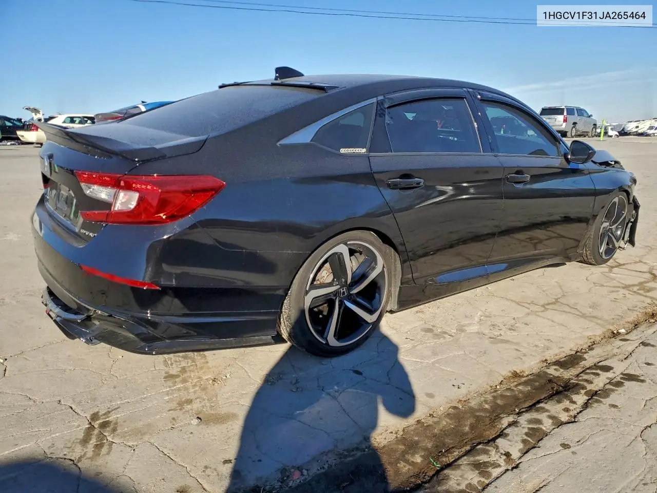 1HGCV1F31JA265464 2018 Honda Accord Sport