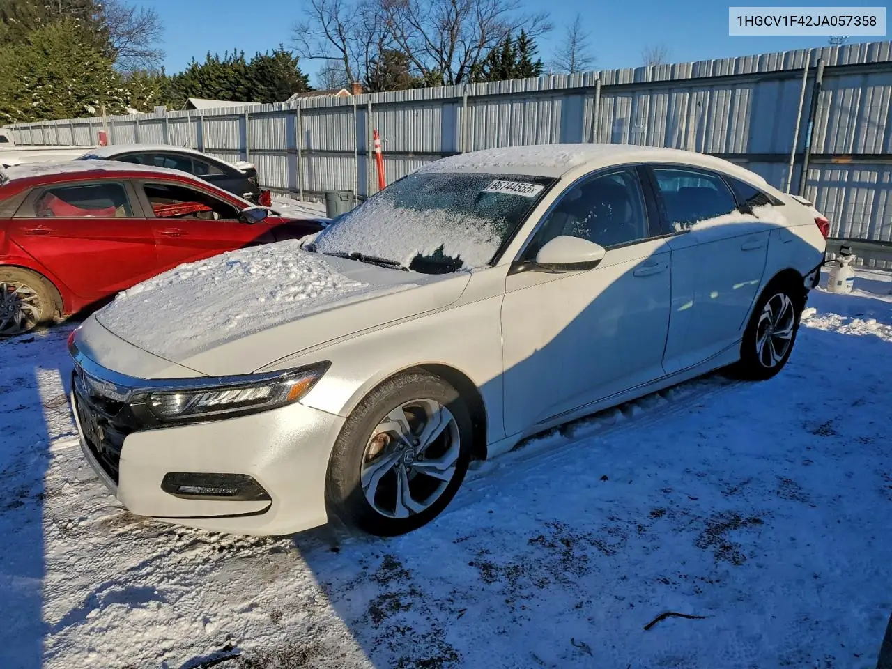 1HGCV1F42JA057358 2018 Honda Accord Ex