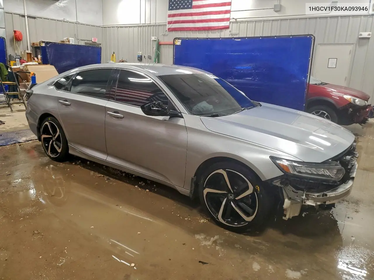1HGCV1F30KA093946 2019 Honda Accord Sport