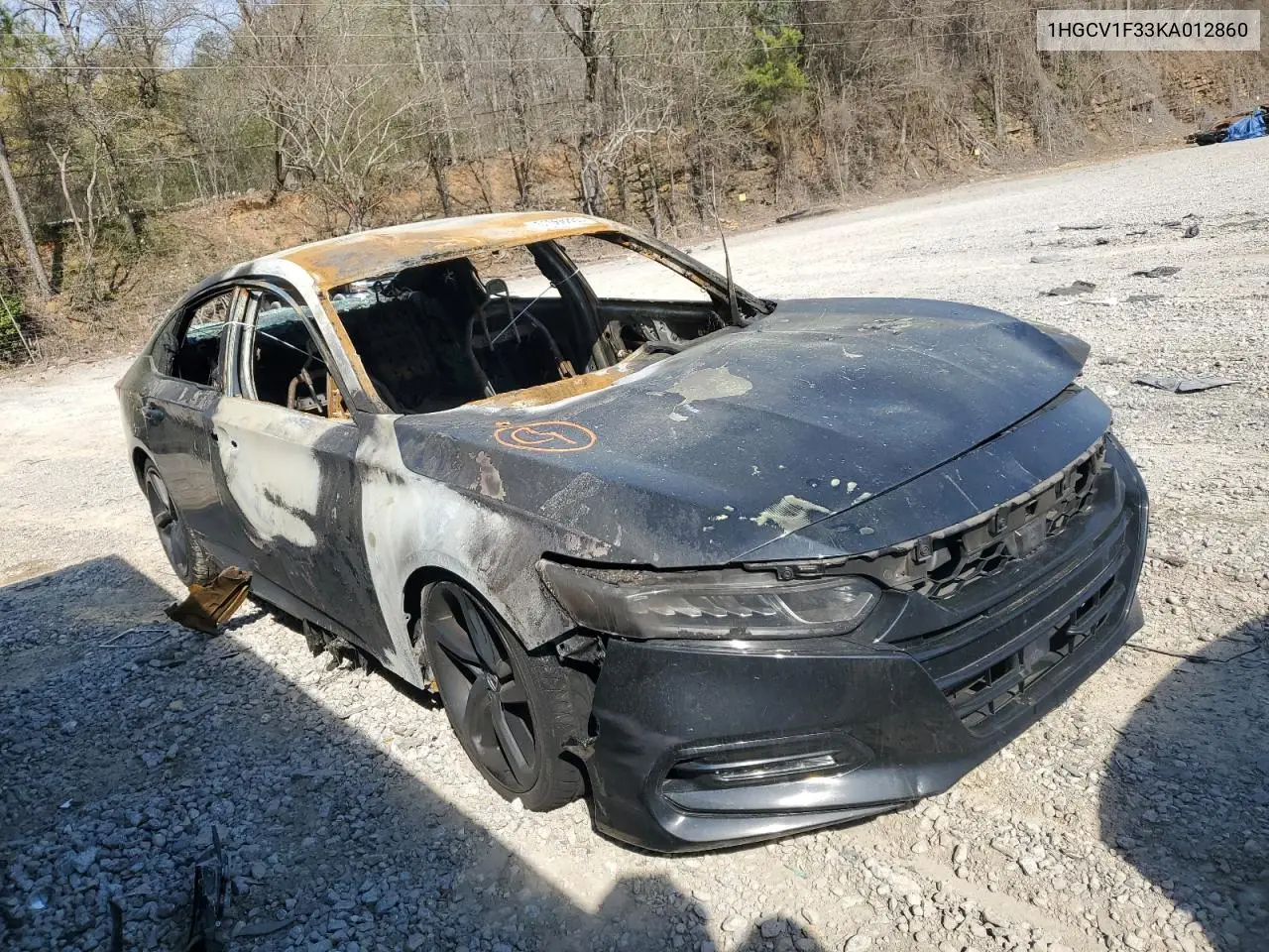 1HGCV1F33KA012860 2019 Honda Accord Sport