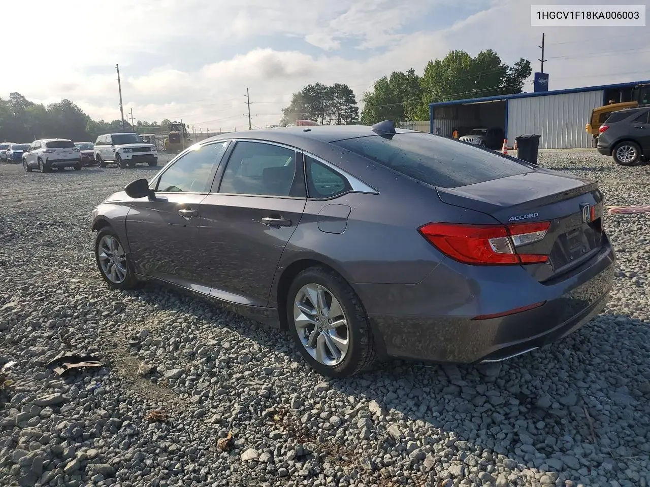 2019 Honda Accord Lx VIN: 1HGCV1F18KA006003 Lot: 59645136