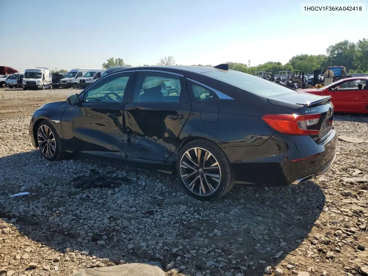 2019 Honda Accord Sport VIN: 1HGCV1F36KA042418 Lot: 60152906