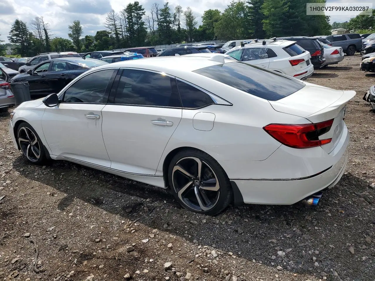 2019 Honda Accord VIN: 1HGCV2F99KA030287 Lot: 60171996
