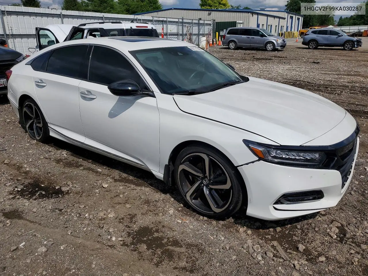 2019 Honda Accord VIN: 1HGCV2F99KA030287 Lot: 60171996
