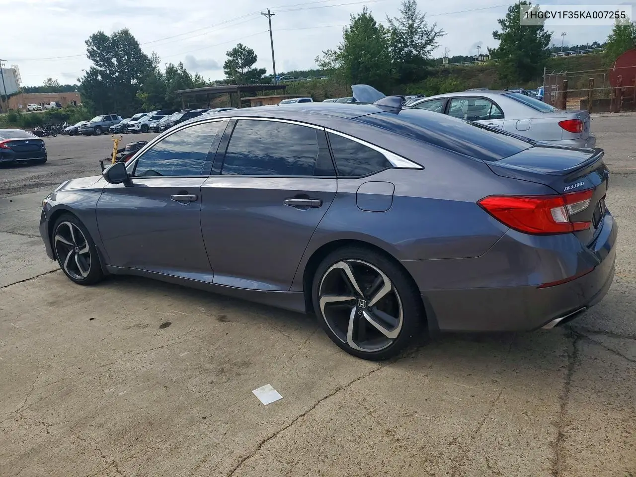 2019 Honda Accord Sport VIN: 1HGCV1F35KA007255 Lot: 60979756
