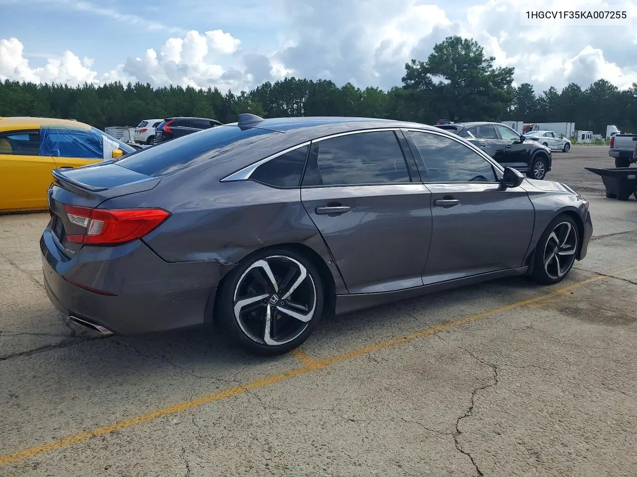 2019 Honda Accord Sport VIN: 1HGCV1F35KA007255 Lot: 60979756
